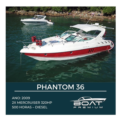 Imagem 1 de 1 de Phantom 36, 2009, 2x Mercruiser 320hp - Ferretti - Phantom