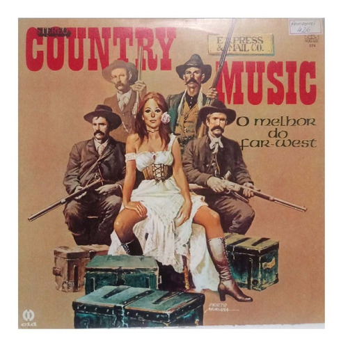 Lp Country Music O Melhor Do Far West - Peter Roger & Orq.