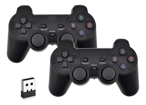 2 Controles Inalámbricos Con Receptor Para Pc, Android, Tv