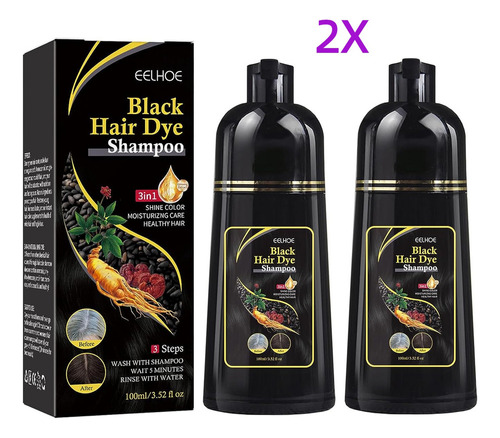 Paquete De 2 Champús Para El Cabello Para Mujeres Y Hombres.