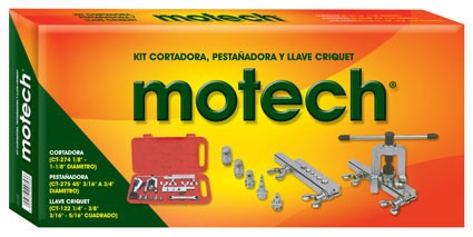 Kit Cortadora, Pestañadora, Llave Cricket Y Expansor De Caño