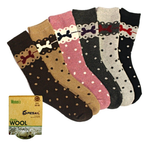 Calcetines Térmicos Mujer/valor X 6 Pares