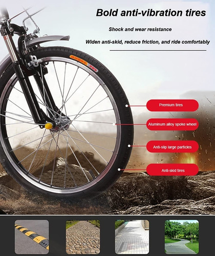 Imagen 8 de 8 de Rstj-sjef 3-wheel Bicycles For Seniors With Oversized Basket