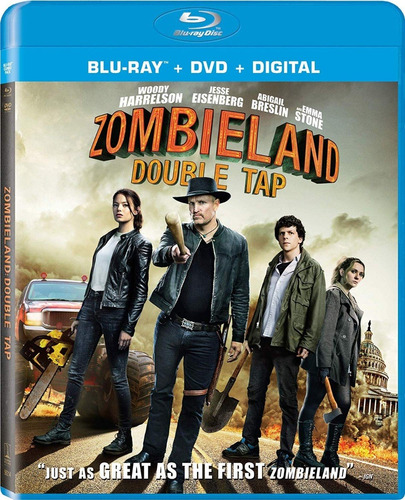 Blu-ray + Dvd Zombieland 2 Double Tap