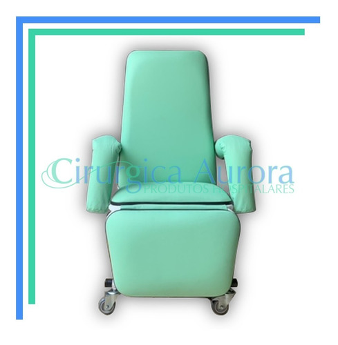 Imagem 1 de 5 de Poltrona Hospitalar Com Rodas