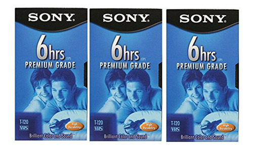 Pack De 3 Cintas Vhs  3t120vr