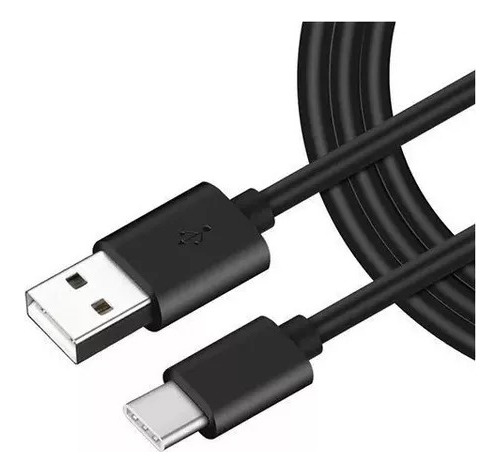 Cable Datos Carga Tipo C- Usb Color Negro  