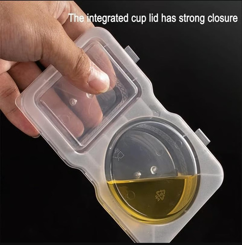 Reusable Snack Containers With Lids, Condiment Containers