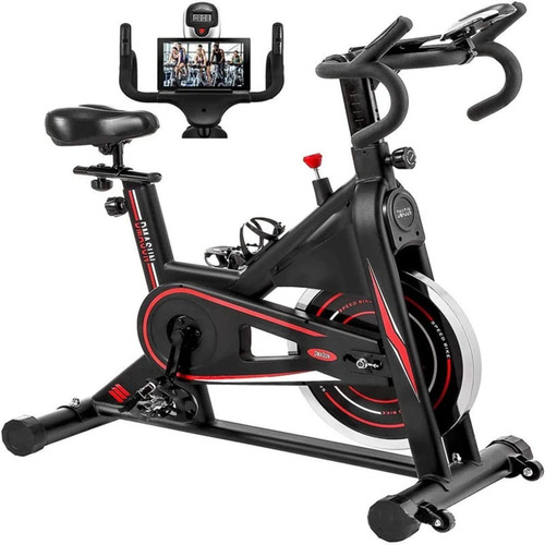 Zjdu Bicicleta Estática Spinning Indoor Cycling Rojo