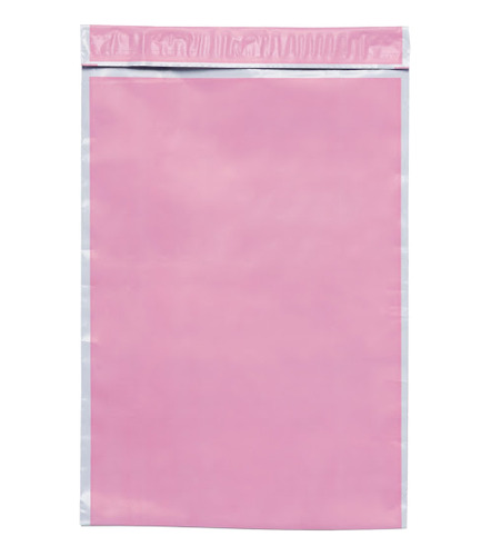 Envelopes Coloridos Para Envios Rosa Bebê 32x40 Cm 250 Unid Preto