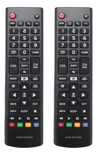 comprar 2 Controles Remotos Akb74915305 Para LG Smart Tv 43uh6030 43