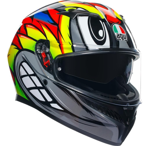 Casco Para Moto Agv K3 Birdy 2. Talla Xl Color Negro