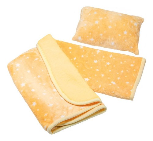 Set De Viaje Baby Mink 2 Pz Frazada Y Almohada De Borrega