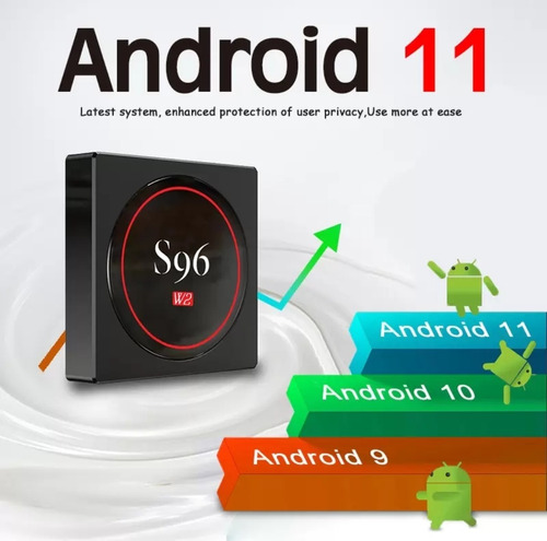 Imagen 1 de 7 de Tv Box S96 W2 Android 11 2giga Ram 16 Rom 