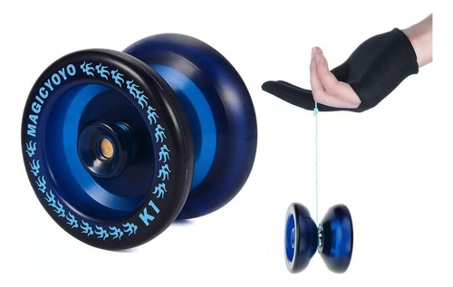 Yoyo Profesional Mano Fantasma Bola De Yoyo Azul Oscuro 