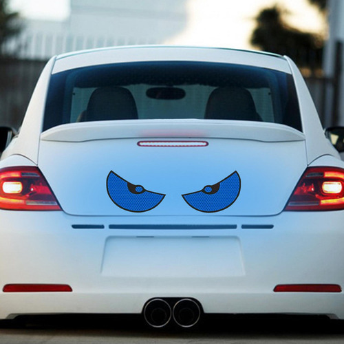 Etiqueta Engomada Del Coche De Los Etiqueta Engomada Azul