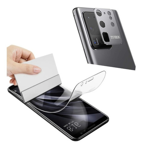Film Hidrogel Curvo Samsung Note 20 Ultra + Camara Metal