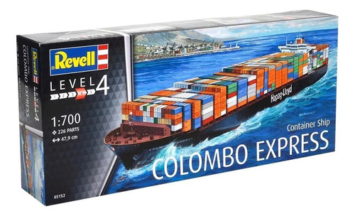 Barco Container Ship Colombo Express 1/700 Model Kit Revell
