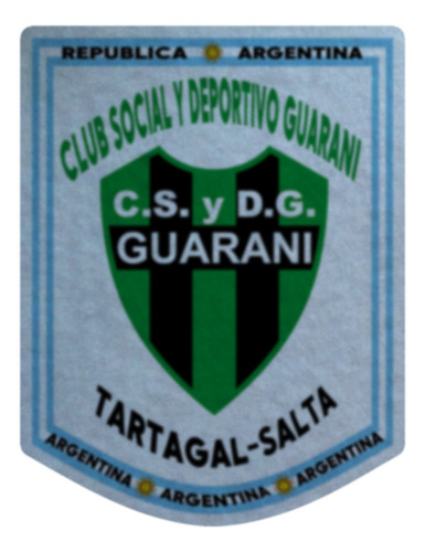 Parche Coleccion Club Guarani Tartagal Salta
