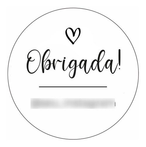 100 Adesivos Etiqueta Obrigada Instagram Personalizado