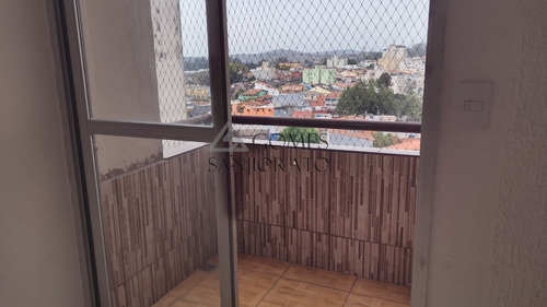 Imagem 2 de 12 de Apartamento Para Locação No Parque São Vicente Em Mauá - Sp - Com Dois Dormitórios, Um Banheiro, Uma Vaga De Garagem - Ap02059 - 70087413