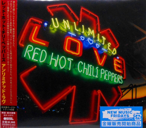 Cd Red Hot Chili Peppers Unlimited Love 2022 Japonês + Bônus