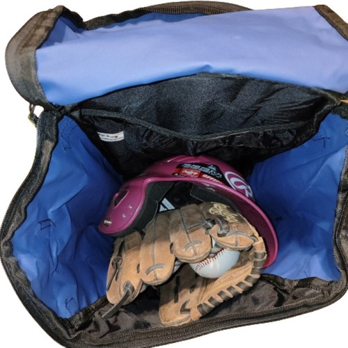 Mochila Batera Beisbol Softbol Juvenil Boombah Azul