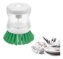 Comprar Cepillo Lava Platos Dispenser Jabón Detergente Para Cocina