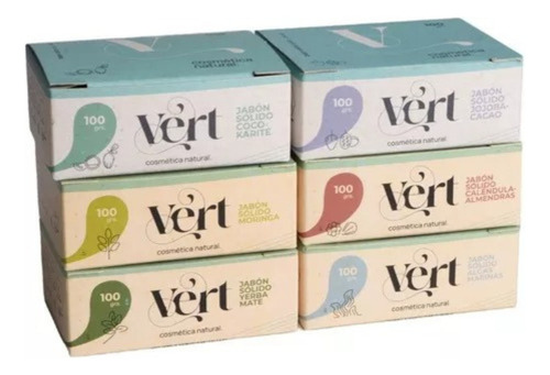 Pack 6 Jabones Naturales Organica Vegano Natural