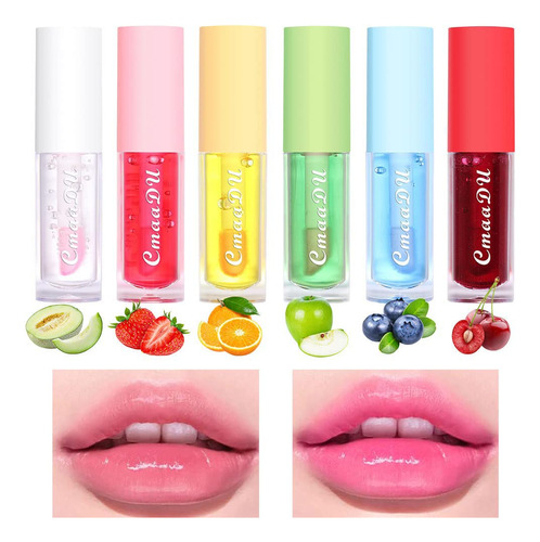 Mysense Juego De 6 Brillos De Labios Que Cambian De Color, B