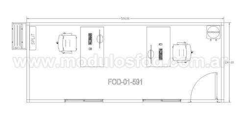 Imagen 8 de 9 de Modulos Habitables Habitacional Oficina Movil--rio Negro
