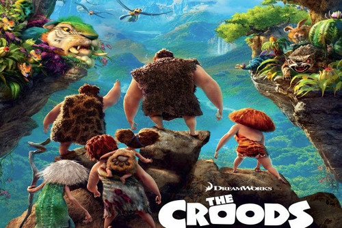 Painel Decorativo Festa [3x1,6m] Os Croods Grug (mod2)