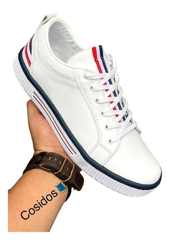 Imagen 1 de 6 de Zapato Casual Cosidos Caballero Tenis Hombre Estilo Nuevo