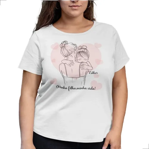 Camisa personalizada sales mãe e filha