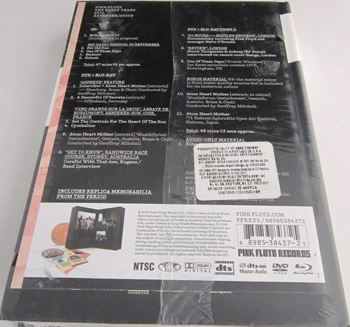 Pink Floyd - The Early Years 1971 Nuevo Cd Dvd Blu Ray Set