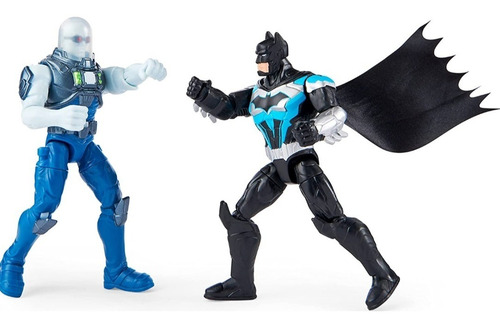 Batman & Mr Freezer Set Con Vehículo De Batalla Spin Master