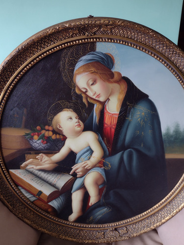 Pintura De Piero Mosini La Madonna Y El Niño