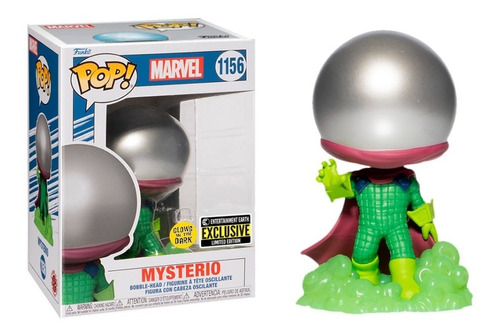 Mysterio Glow Exclusive Ee Funko Pop 1156 Marvel Spider Man