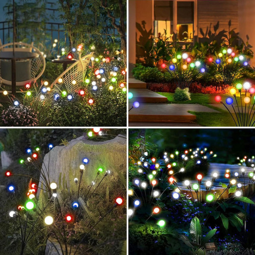 Solar Lights Pack Of 4 Power-powered Firefly Lights