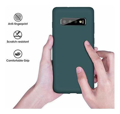 Funda De Silicona Abitku Galaxy S10 Plus, Cojin De Forro De