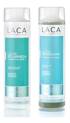 Combo Leche De Limpieza Y Locion Tonificante  X 500ml Laca