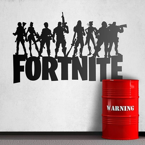 Imagen 1 de 3 de Fortnite Battle Royale Diseño De Juego Vinilo Decorativo