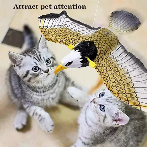 Juguete Interactivo Para Gatos Con Simulación De Pájaros