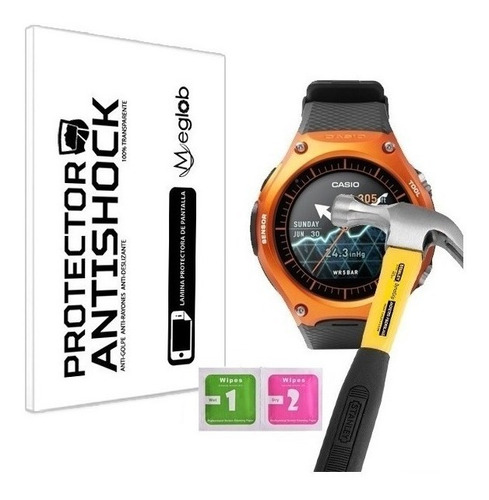 Protector De Pantalla Antishock Casio Wsd-f10