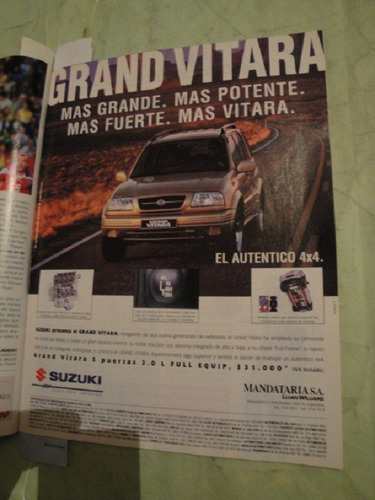 Publicidad Suzuki Grand Vitara Año 1998