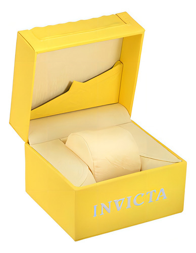 Invicta | Relógio feminino | 0133 | Cor original da pulseira: prata/ouro, cor do bisel, cor de fundo dourado, cor de fundo branca
