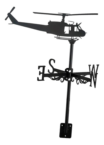 Figura De Helicóptero, Veleta Decorativa, Veleta Para