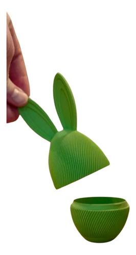 Huevo De Pascua Hueco 3 Unidades De Conejo / Liso A Elección