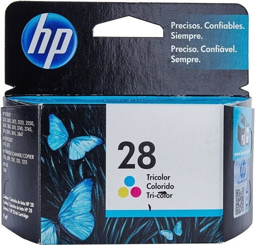 Cartucho Hp 28 Colorido Original (c8728al) Para Hp Deskjet 3