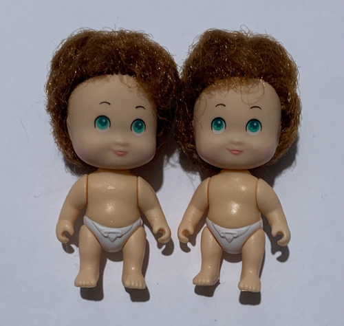 Muñecas Miniatura Ensueño Quints Castañas De 1989 Vintage (Usado)